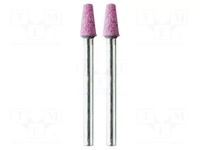 Grindingstone; Ø: 5mm; Ø: 2.35mm; 2pcs; aluminium oxide PG MINI PG-M2100