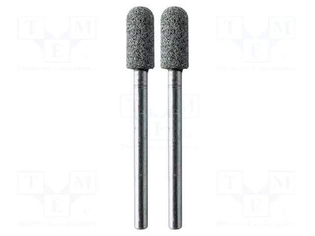 Grindingstone; Ø: 6mm; Ø: 3mm; silicon carbide; Bit len: 10mm; 2pcs. PG MINI PG-M2465