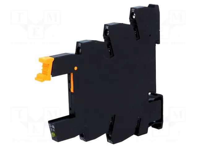 Socket; PIN: 8; 6A; 240VAC; for DIN rail mounting; SNR,ST SCHRACK ST3FLC4