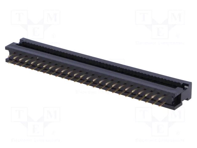 Connector: IDC; PIN: 50; 1A; 30V; IDC,THT; for ribbon cable; 2.54mm AMPHENOL COMMUNICATIONS SOLUTIONS T8065000001NEU
