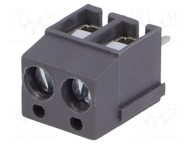 Connector: PCB terminal block; terminal; 16A; 300V; angled 90° NINIGI TB-5.0-P-2P1-GY