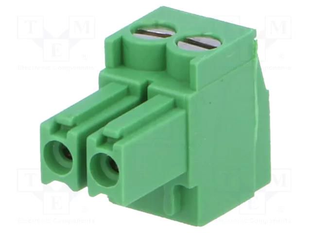 Pluggable terminal block; Contacts ph: 3.5mm; ways: 2; straight TE Connectivity TBW-3.5-AMP-2P