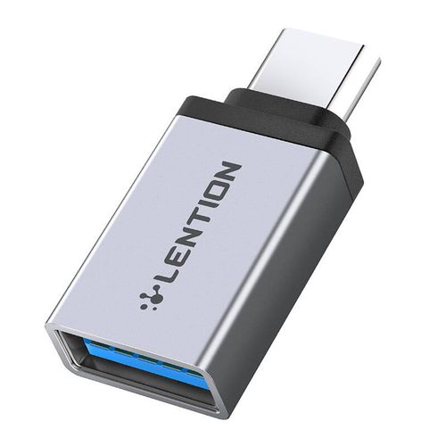 USB-C to USB 3.0 Adapter Lention (silver), Lention CB-TP-C3-GRY-NA