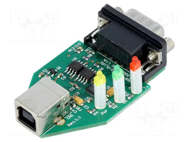 Module: USB; RS422,USB; LED status indicator; -40÷85°C; 3Mbps FTDI USB-COM422-PL-1