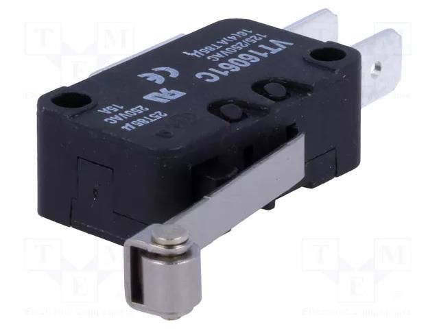 Microswitch SNAP ACTION; 14A/250VAC; with lever (with roller) HIGHLY ELECTRIC VT16061C