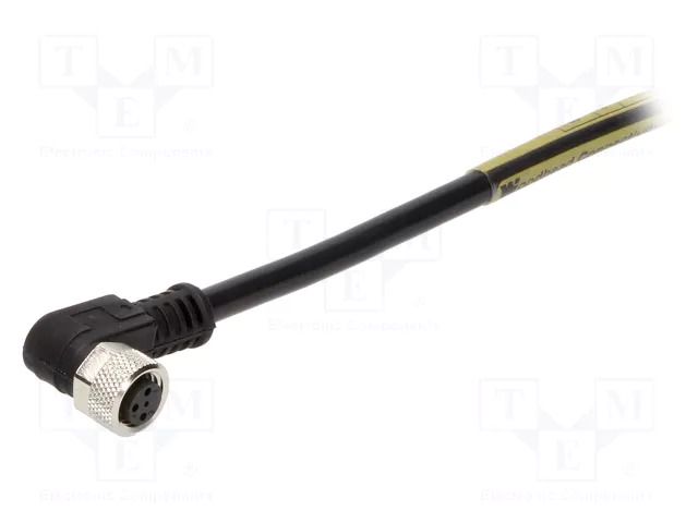 Connector: M8; female; PIN: 3; 3A; 60V; IP67; Nano-Change; angled 90° MOLEX MX-120086-8670