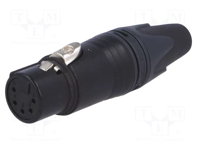 Connector: XLR; plug; female; XX; 7.5A; PIN: 5; straight; for cable NEUTRIK NTR-NC5FXXB