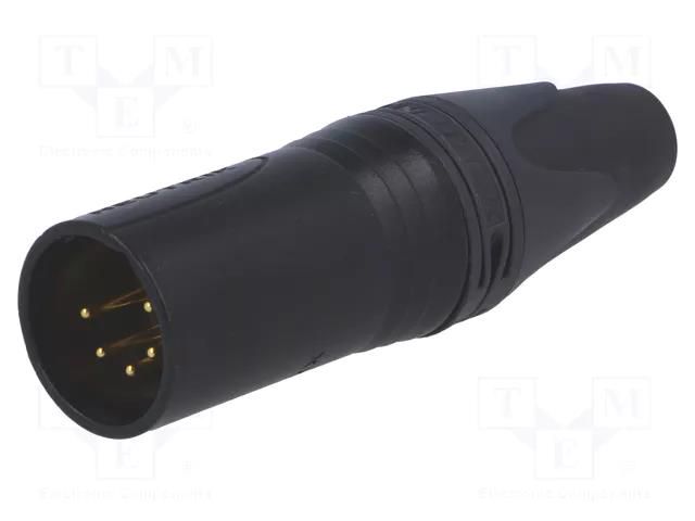 Connector: XLR; plug; male; XX; 7.5A; PIN: 5; straight; for cable NEUTRIK NTR-NC5MXXB