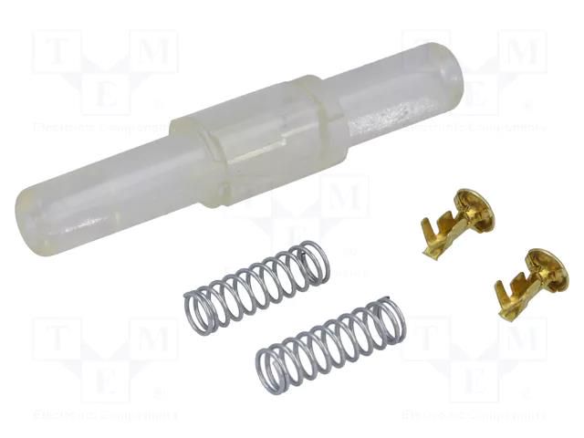 Fuse holder; 5x20mm,6.3x32mm; transparent; cylindrical fuses 4CARMEDIA OBSS.CL