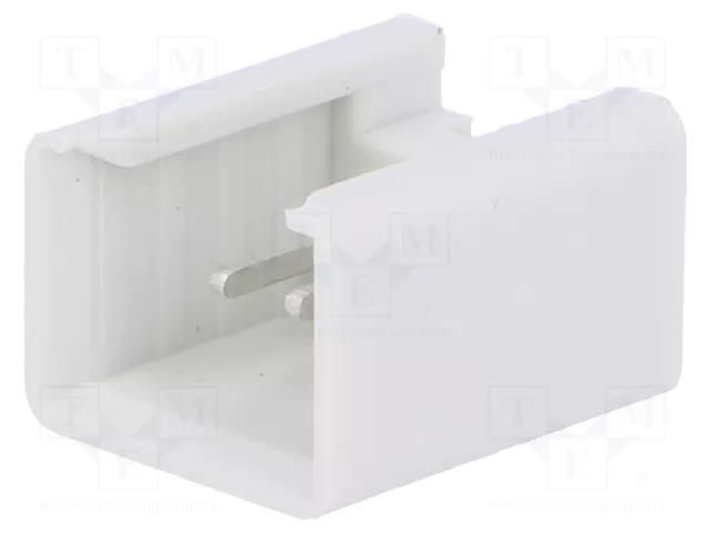 Connector: IDC; socket; male; PIN: 2; P1100; straight; THT; 2.54mm TOMIC P1102