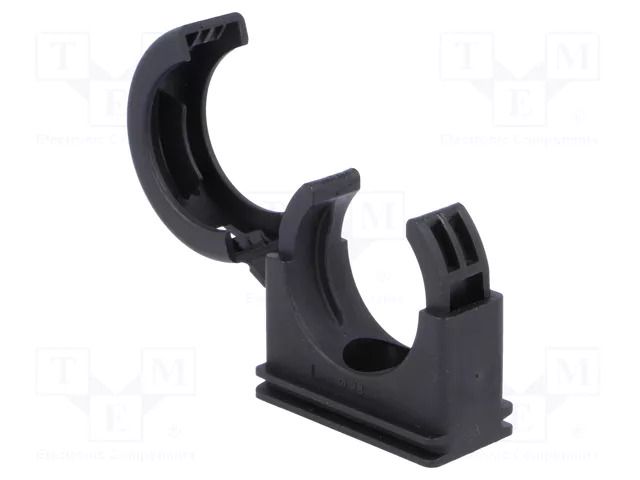 Bracket; polyamide; HelaGuard; black; UL94V-2; Size: 28; -50÷135°C HELLERMANNTYTON PACC28