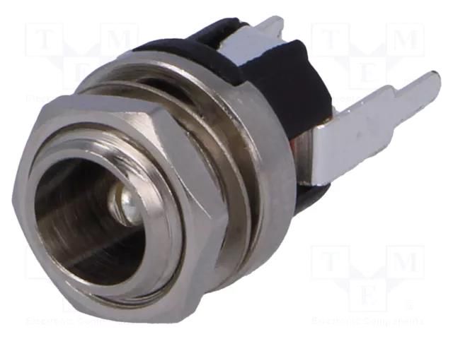 Connector: DC supply; socket; male; straight; for panel mounting NINIGI PC-G2.1-PCB