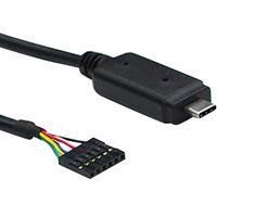 SMART CABLE, USB-UART, FT234XD, 1.8M USBC-FS-UART-5V-3.3V-1800-PH