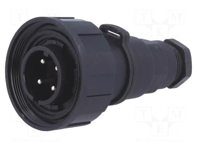 Connector: circular; plug; male; PIN: 4; Standard Buccaneer®; IP68 BULGIN PX0748/P