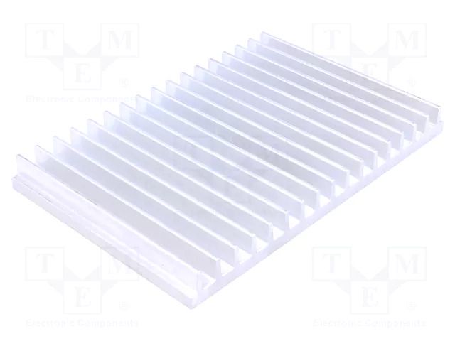 Heatsink: extruded; grilled; L: 100mm; W: 150mm; H: 15mm; 2.1K/W STONECOLD RAD-P3698/100