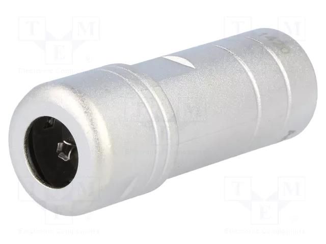 Gland; straight; size 10; metal; Plating: nickel; Ømax: 8.5mm; RT360 AMPHENOL RT0L-10CG-S2