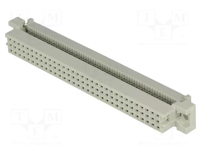 Connector: DIN 41612; plug; type C; female; PIN: 64; a+c; IDC NINIGI ZDIN-CF-64IDC