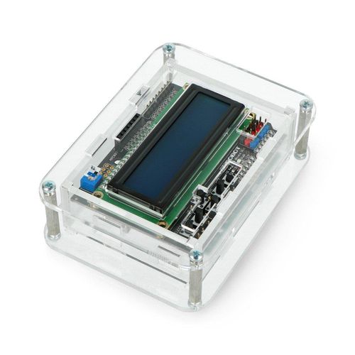 Case for Arduino Uno with LCD Keypad Shield v1.1 - transparent GRL-03850 5904422332211