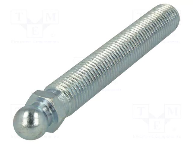 Pin; M16; steel; Ø: 14mm; Plating: zinc; Thread len: 108mm ELESA+GANTER SM-14-M16X108