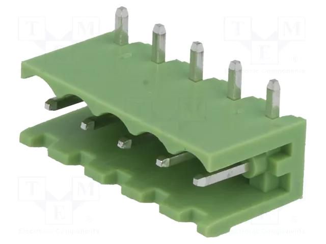 Pluggable terminal block; Contacts ph: 5mm; ways: 5; angled 90° XINYA TBG-5.0-KB-5P