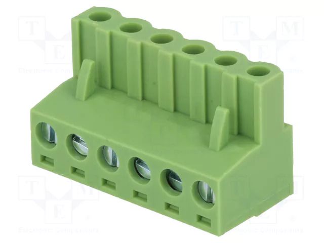 Connector: pluggable terminal block; plug; female; 12A; 250V; 1x6 XINYA TBW-5.08-K-6P