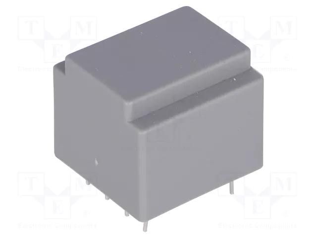 Transformer: encapsulated; 0.5VA; 230VAC; 24V; 20.8mA; PCB; IP00 BREVE TUFVASSONS TEZ0.5/D/24V