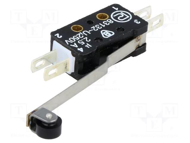 Microswitch SNAP ACTION; 2.5A/250VAC; 0.3A/220VDC; ON-(ON); IP40 PROMET WLK-11