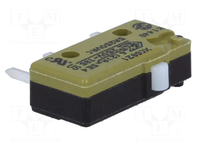 Microswitch SNAP ACTION; 5A/250VAC; without lever; SPDT; ON-(ON) SAIA-BURGESS XCG8Z1