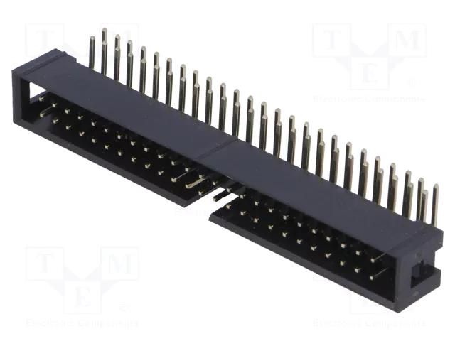 Connector: IDC; socket; male; PIN: 50; angled 90°; THT; 2.54mm; 2x25 CONNFLY ZL231-50KG