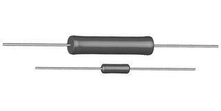 WIREWOUND RESISTOR, 500 OHM, 10W, 1% RS010500R0FE12.