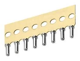 SIP SOCKET, 8POS, 2.54MM, GOLD, TH D01-9900801