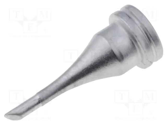 Tip; conical sloped; 1.2mm; for  soldering iron; WEL.LT-4 PLATO PLATO-MS-5160