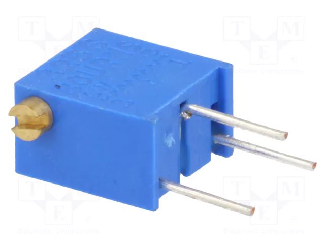 Potentiometer: mounting; multiturn; 50kΩ; 250mW; ±10%; linear; THT BOURNS 3266X-1-503LF