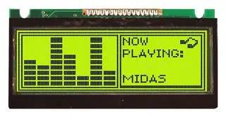 LCD MODULE, COB, TRANSFLECTIVE, 122X32P MC122032CA6W-SPTLY