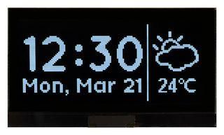 OLED GRAPHIC DISPLAY, COT, 128 X 64P, 3V MCOT128064SV-WM