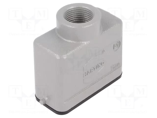 Enclosure for connectors: HDC; size 10A; for cable; Han® A; IP65 HARTING 19200101440