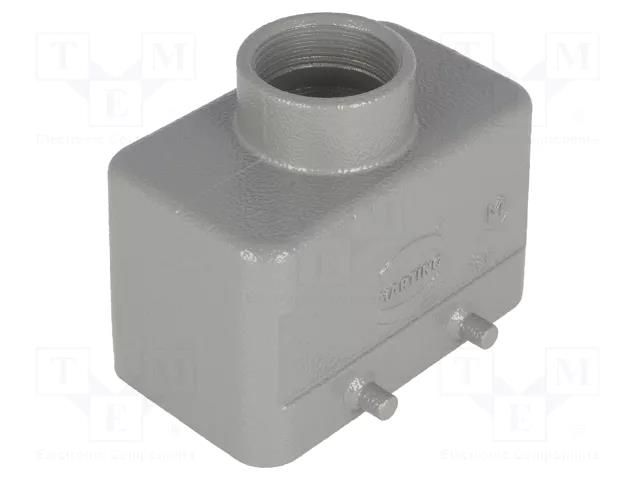 Enclosure: for HDC connectors; Han® B; size 10B; for cable; M25 HARTING 19300101421