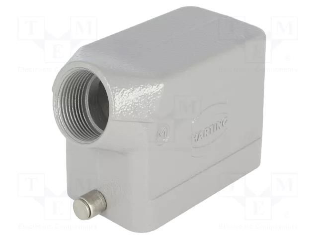 Enclosure: for Han connectors; Han; size 10B; for cable; angled HARTING 19300101541