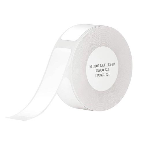 Thermal labels Niimbot stickers 15x50 mm, 130 pcs, NIIMBOT T15*50-130 White