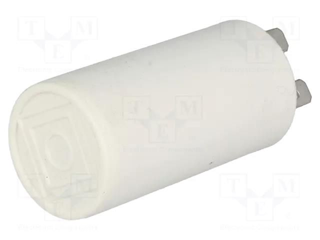 Capacitor: polypropylene; motors, run; 1.5uF; 450V; Ø30x60mm; ±5% SR PASSIVES CBB60A-1.5/450