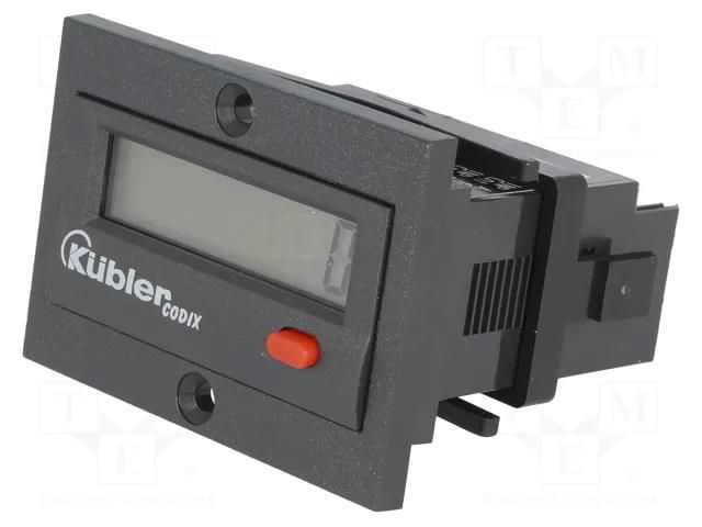 Counter: electronical; LCD; pulses; 99999999; IP65; IN 1: contact KÜBLER CODIX-LI-1