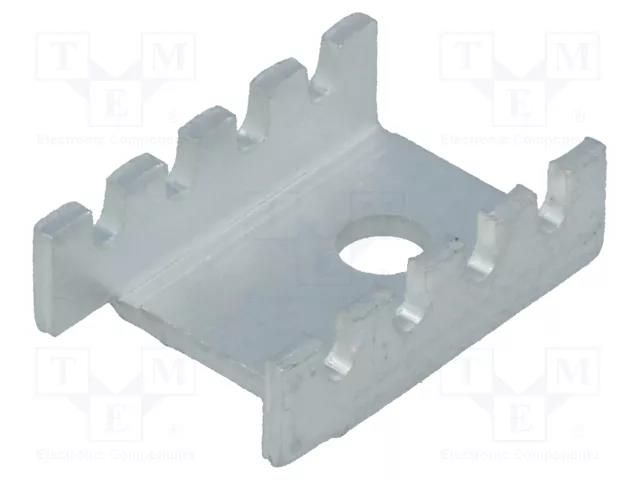Heatsink: moulded; U; TO202,TO220; L: 19.05mm; W: 13.21mm; H: 6.35mm  D03