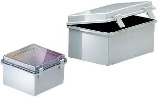 ENCLOSURE, BOX, POLYCARBONATE, GRAY NBB-15247
