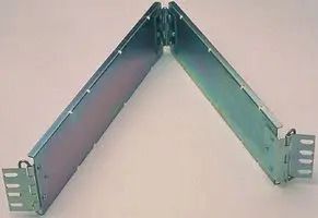 RIBBON CABLE CARRIER, STEEL, CLEAR ZINC C-4555