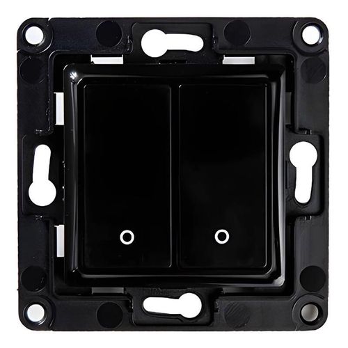 Shelly wall switch 2 button (black), Shelly Wallswitch2Black