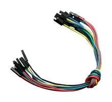 JUMPER WIRE SET, 9PC, 9", FEMALE-FEMALE FIT0030