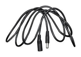 BARREL POWER CORD, 2.1MM PLUG-JACK, 1.5M FIT0114