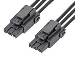CABLE, 3P ULTRA-FIT RCPT-RCPT, 5.9" 217465-1031