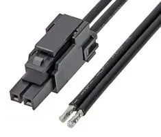 CABLE, 2P ULTRA-FIT RCPT-FREE END, 11.8" 217466-1022
