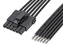 CABLE, 5P ULTRA-FIT RCPT-FREE END, 11.8" 217466-1052